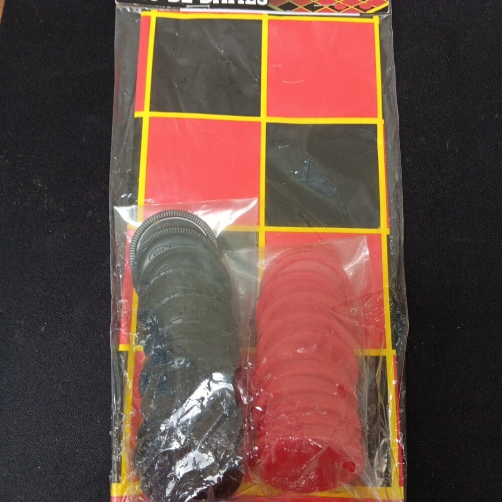Classic Games Jumbo Checkers Set – Travel Size, Fold-Up, New & Sealed